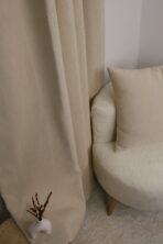 Chenille %100 Blackout Fon Kumaş - Görsel 4